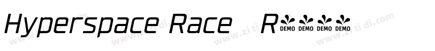 Hyperspace Race   R字体转换